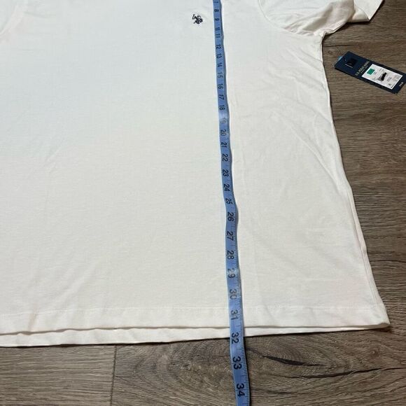 U.S. Polo Assn Mens Tshirt Size XL White Cotton New with Tag - Picture 5 of 9